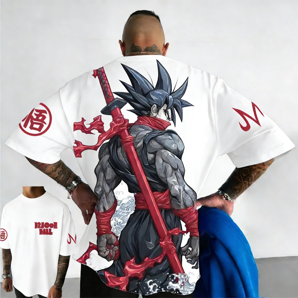 Street Fashion Anime - Plus Size Dragon Ball Summer Anime