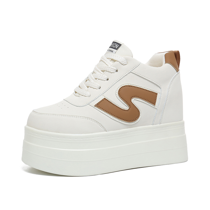 Chunky Sneaker Platform - 2026 New Women‘s Spring Microfiber Leather
