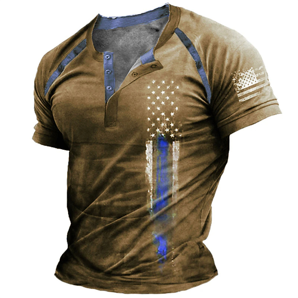 Street For Fashion - Funny 3D American Flag Print Men's