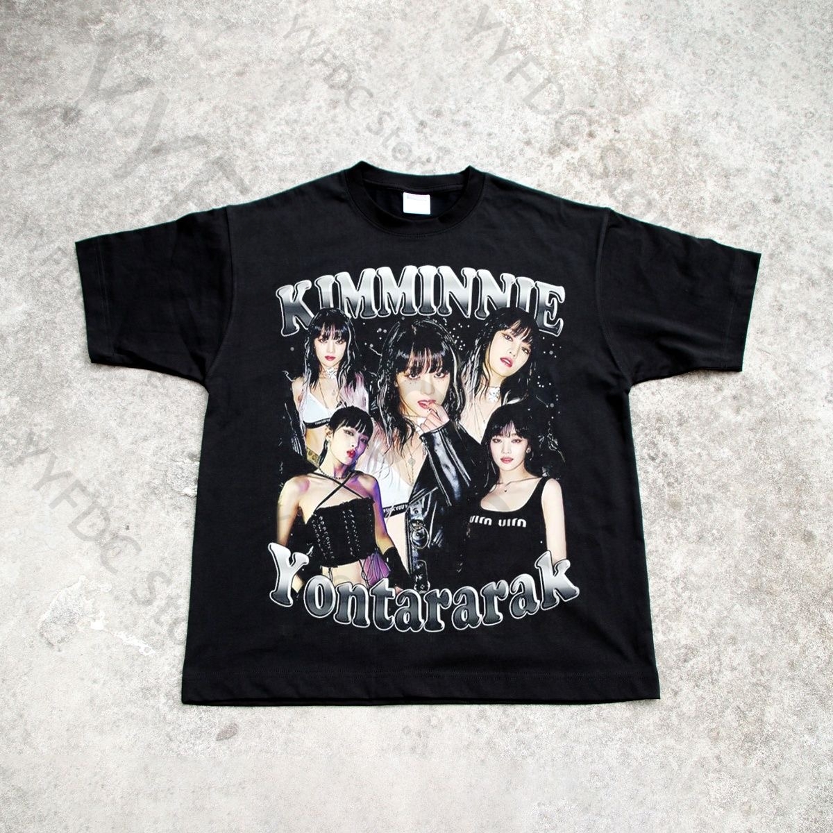 Street Fashion Kpop - GIDLE MINNIE T Shirt Kpop Fashion