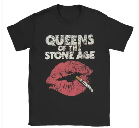 Queen Street Fashion - Women's Men's T-shirt Stone Age Hip
