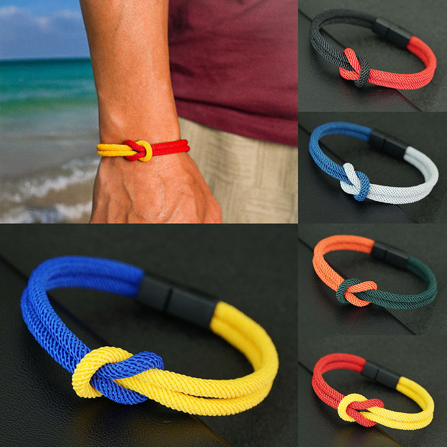 5 Styles Men Rope Bracelet Tru - مراجعة Street Fashion In Milan وسعره