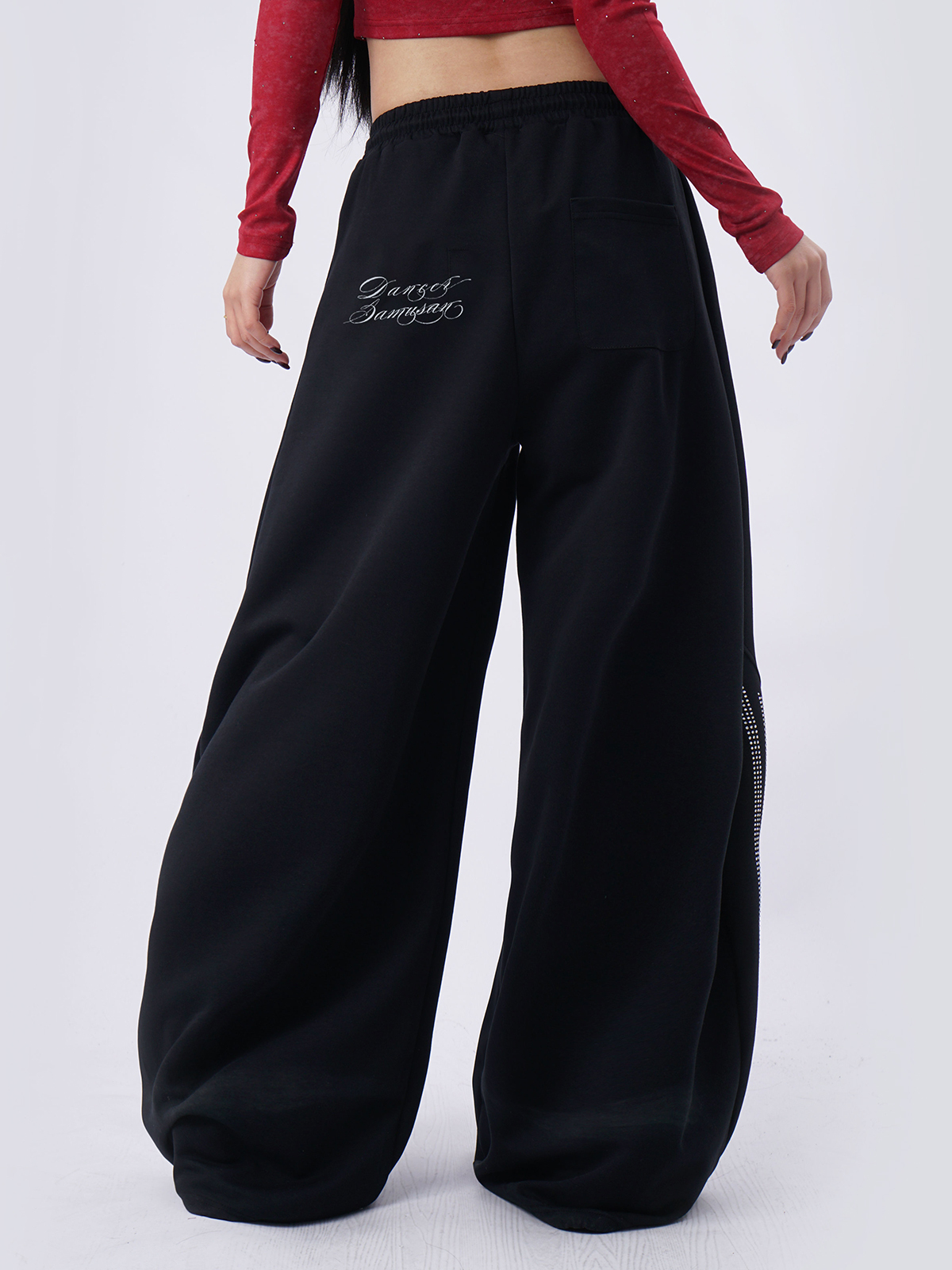 Black Loose Jazz Style Women's - مراجعة Street Fashion Kpop وسعره