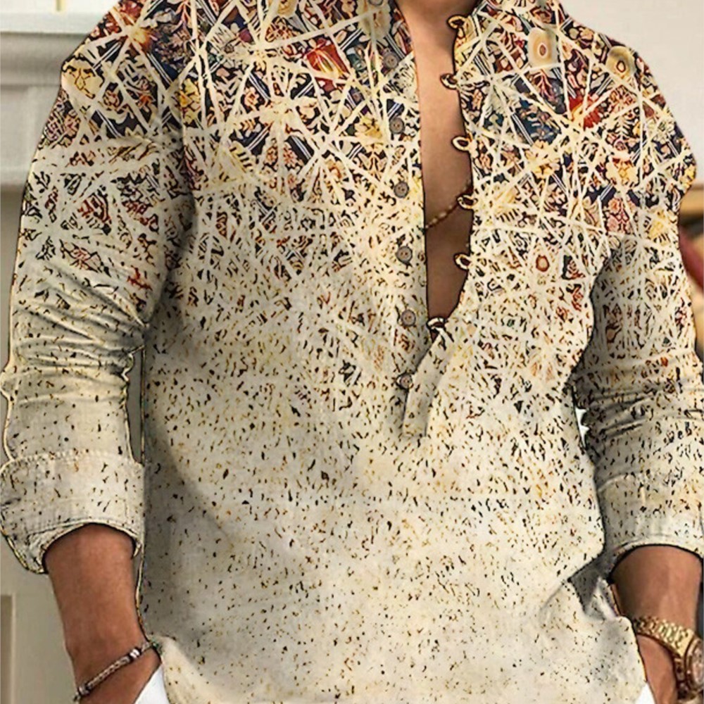 Men's Spring Muslim Men Clothi - مراجعة Street Fashion Graffiti وسعره