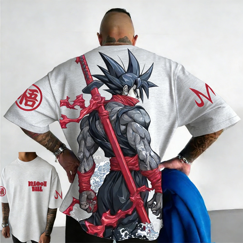 Plus Size Dragon Ball Summer A - مراجعة Street Fashion Anime وسعره