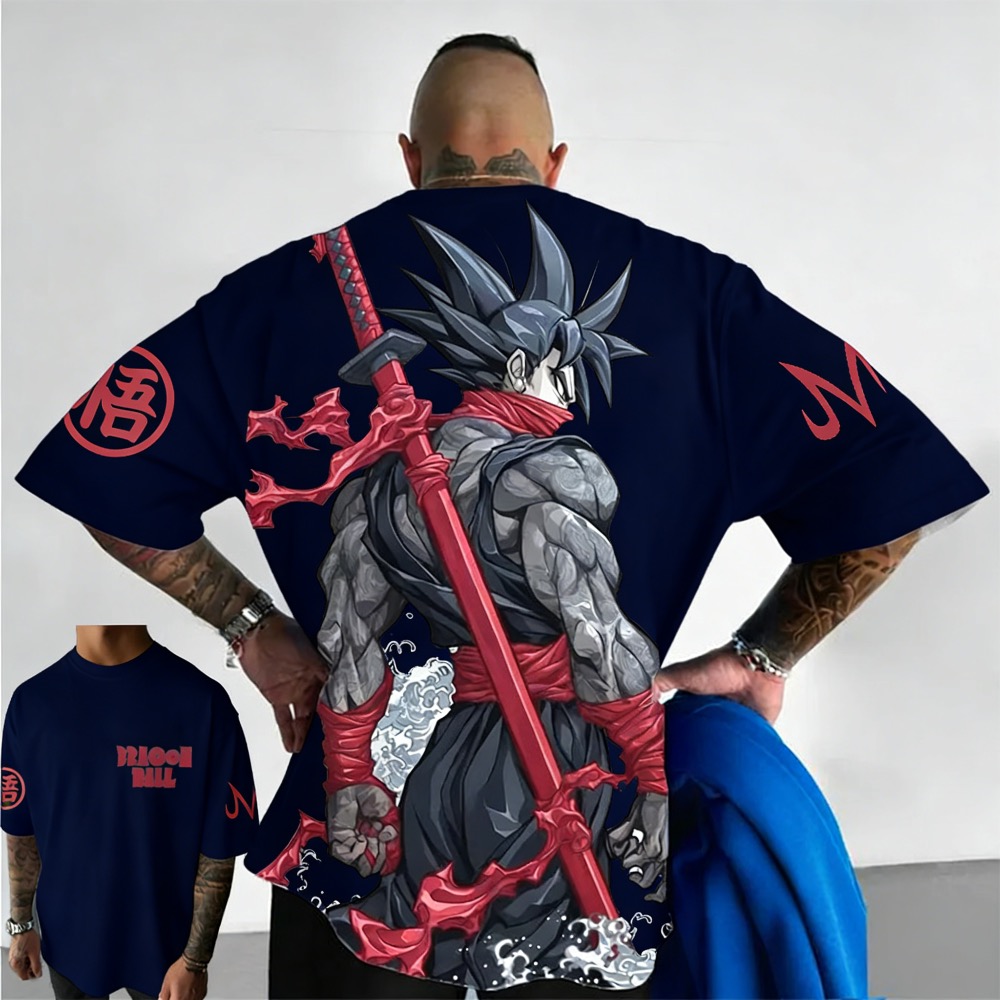Plus Size Dragon Ball Summer A - مراجعة Street Fashion Anime وسعره