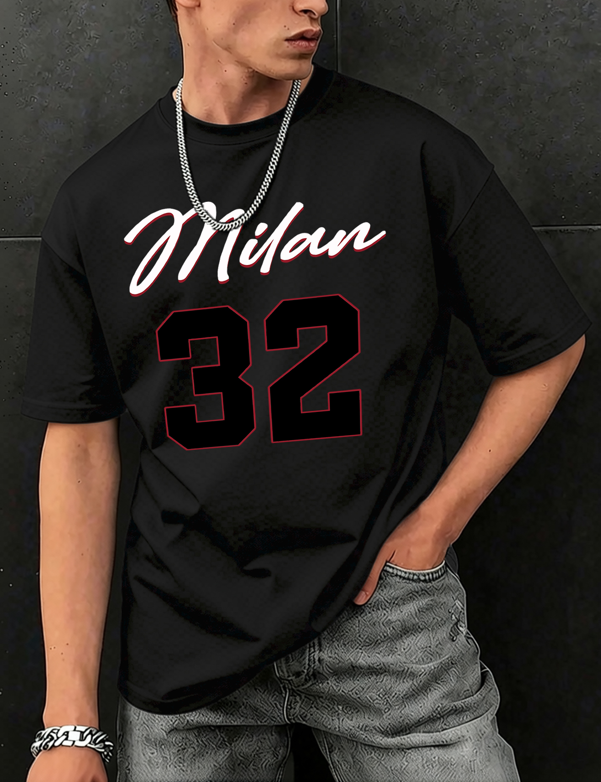 Milan Number 32 Creative Print - مراجعة Street Fashion In Milan وسعره