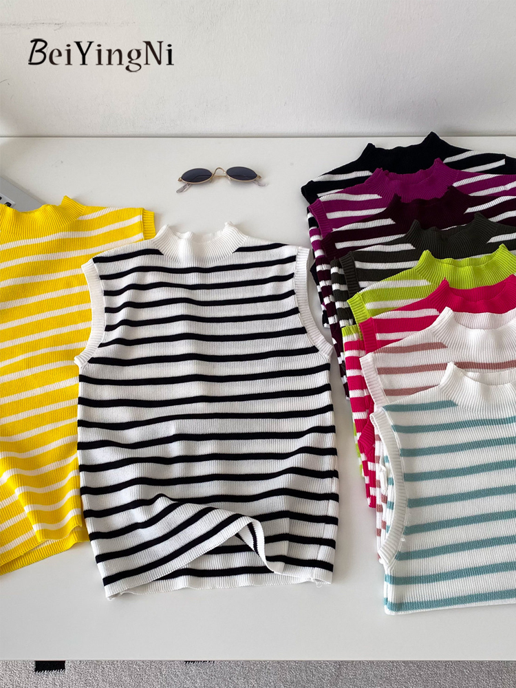 Beiyingni Summer Korean Tanks  - مراجعة Korean Street Fashion Female وسعره