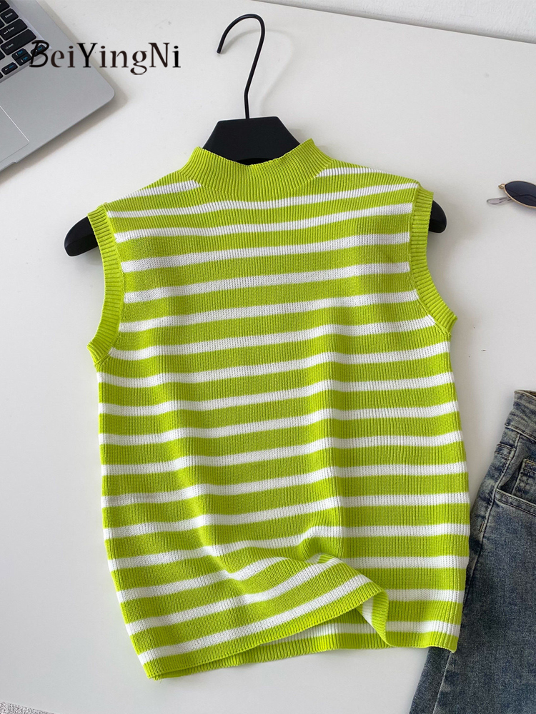 Beiyingni Summer Korean Tanks  - مراجعة Korean Street Fashion Female وسعره