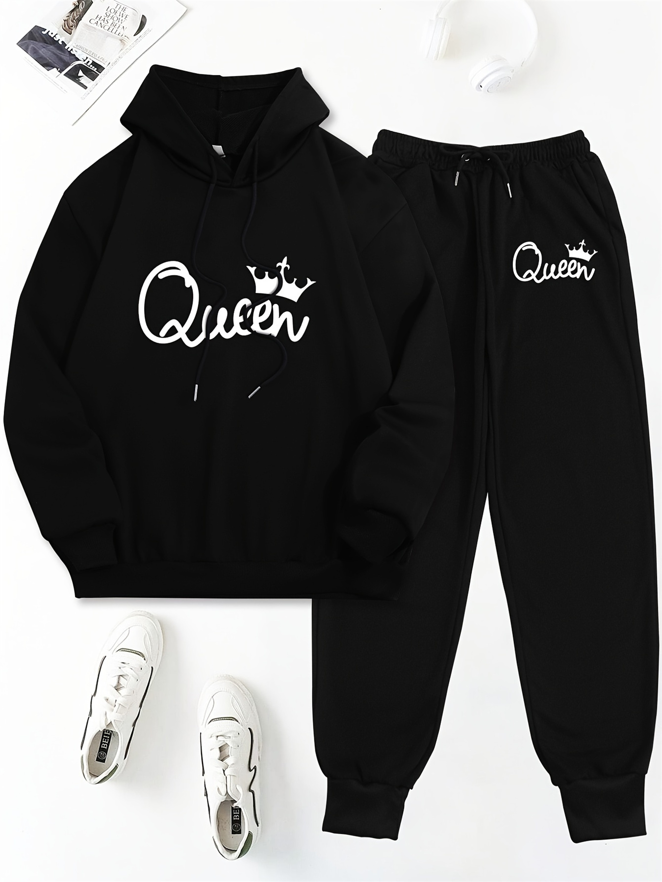 Women's Autumn/Winter Hoodie+S - مراجعة Queen Street Fashion وسعره