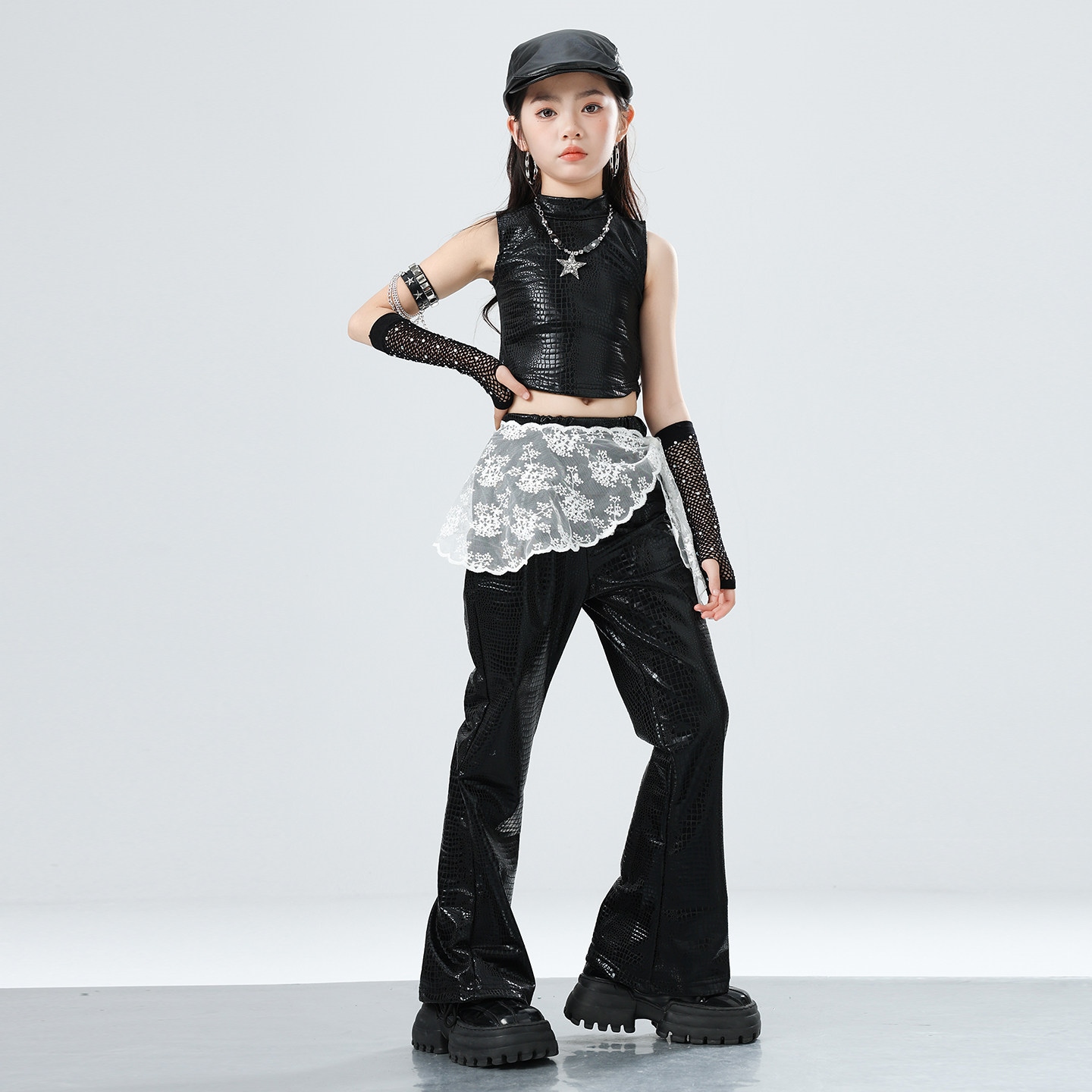 Girls Jazz Dance Clothes Summe - مراجعة Street Fashion Kpop وسعره