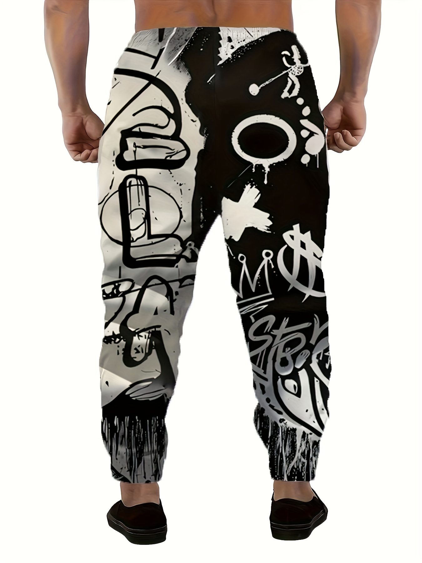 New Men's Fashion Autumn Lette - مراجعة Street Fashion Graffiti وسعره