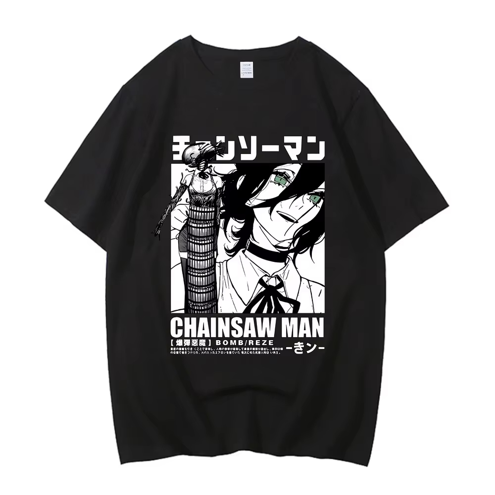 2026 New Chainsaw Man  Asa Tee - مراجعة Street Fashion Anime وسعره