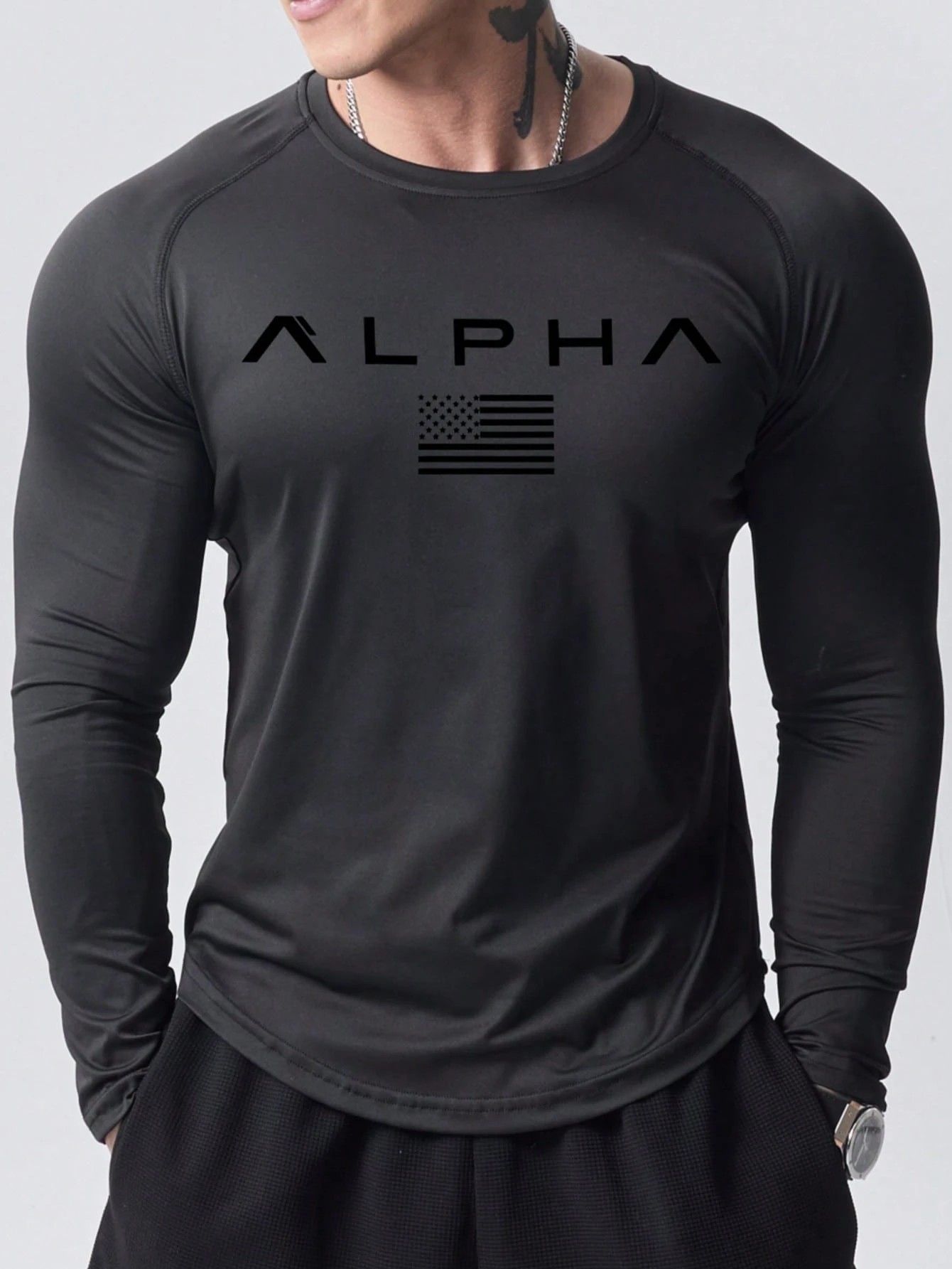New men's long-sleeved T-shirt - مراجعة Street For Fashion وسعره