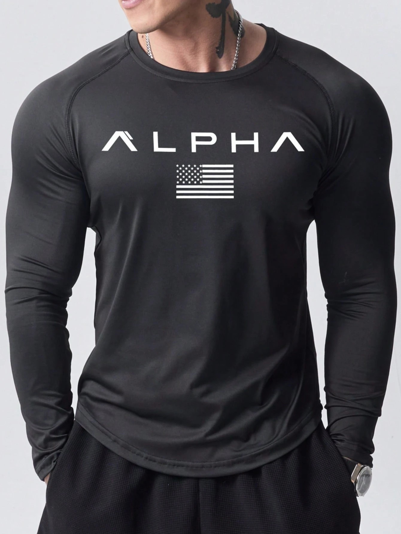 New men's long-sleeved T-shirt - مراجعة Street For Fashion وسعره