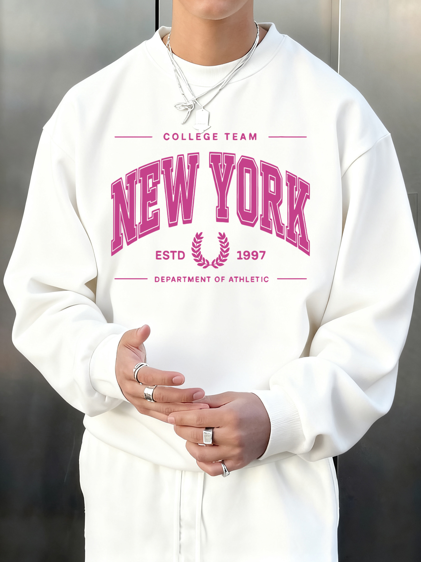 New York Estd 1997 Printed Mal - مراجعة Street Fashion Elements وسعره