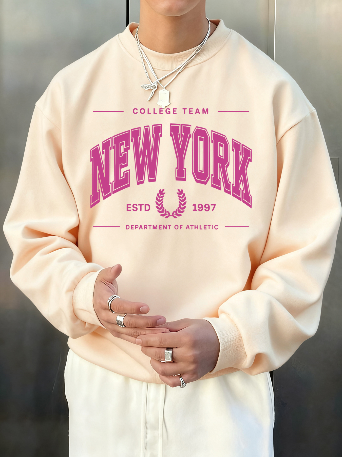 New York Estd 1997 Printed Mal - مراجعة Street Fashion Elements وسعره