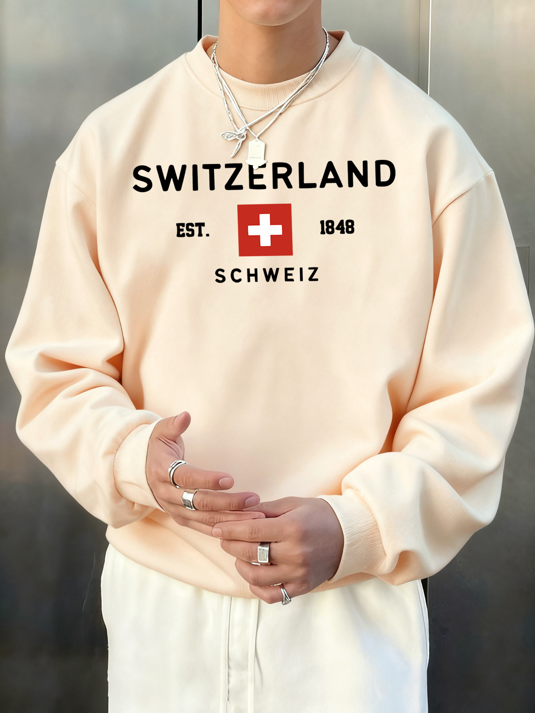 Switzerland Est 1848 Printing  - مراجعة Street Fashion Elements وسعره