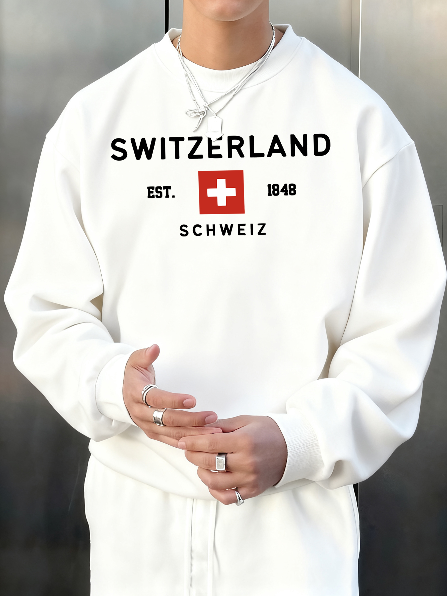Switzerland Est 1848 Printing  - مراجعة Street Fashion Elements وسعره