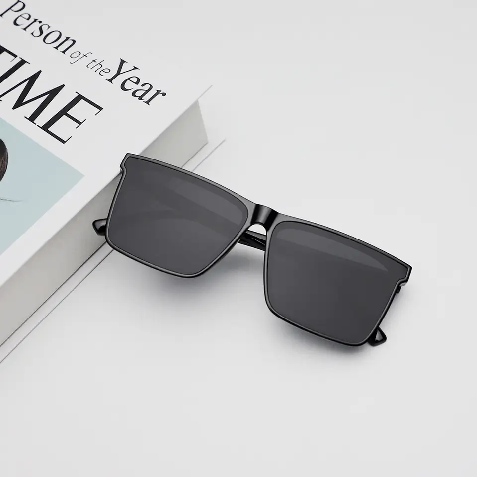 New Square Same Sunglasses Mal - مراجعة Street Fashion Korean وسعره