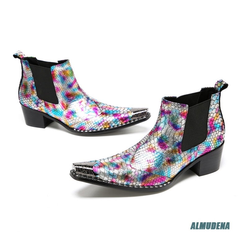 Multicolor Metallic Snake Prin - مراجعة Street Fashion Dress وسعره