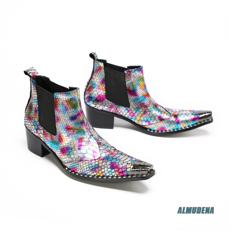 Multicolor Metallic Snake Prin - مراجعة Street Fashion Dress وسعره