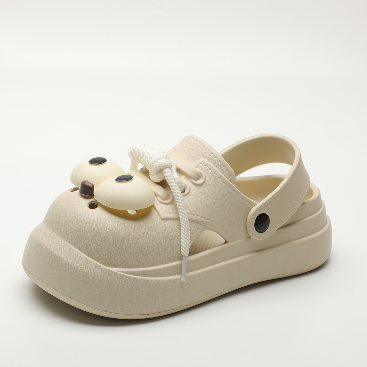Cute DIY Big Eyes Fashion Clog - مراجعة Street Fashion Walking وسعره