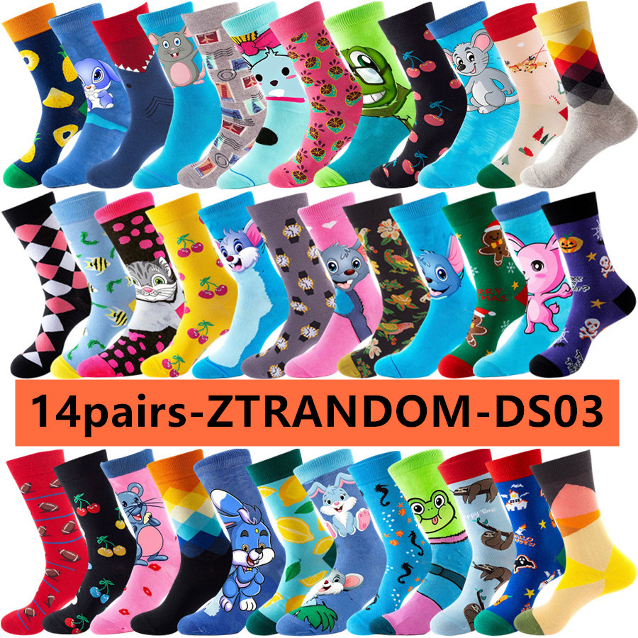 14pairs Anime Casual Crew Sock - مراجعة Street Fashion Anime وسعره