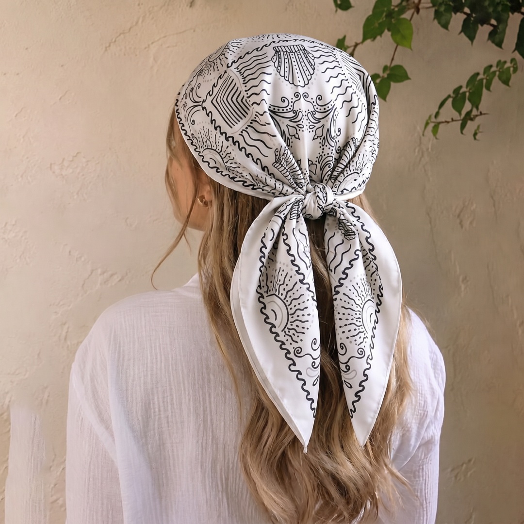 Woman Scarf Hijab Square Heads - مراجعة Street Fashion Hijab وسعره