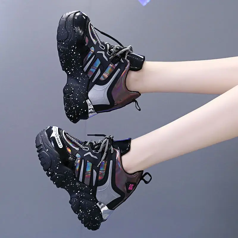 2025 Women Autumn Winter Sport - مراجعة Chunky Sneaker Platform وسعره