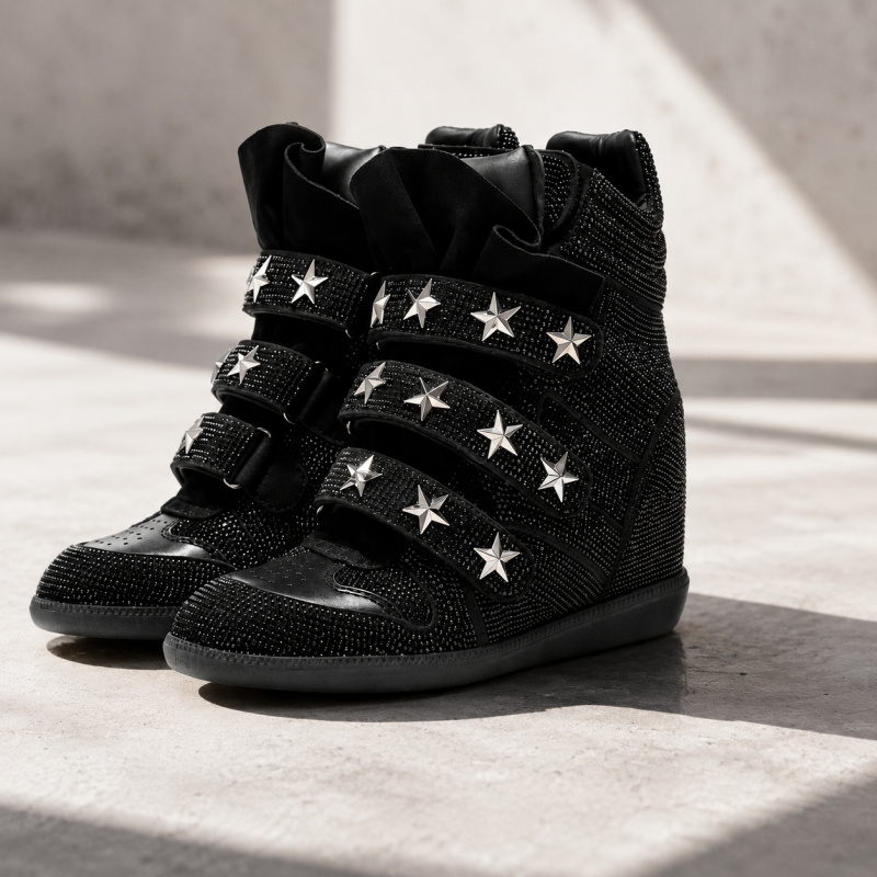 Women’s Rhinestone Ankle Boots - مراجعة Street Fashion Walking وسعره