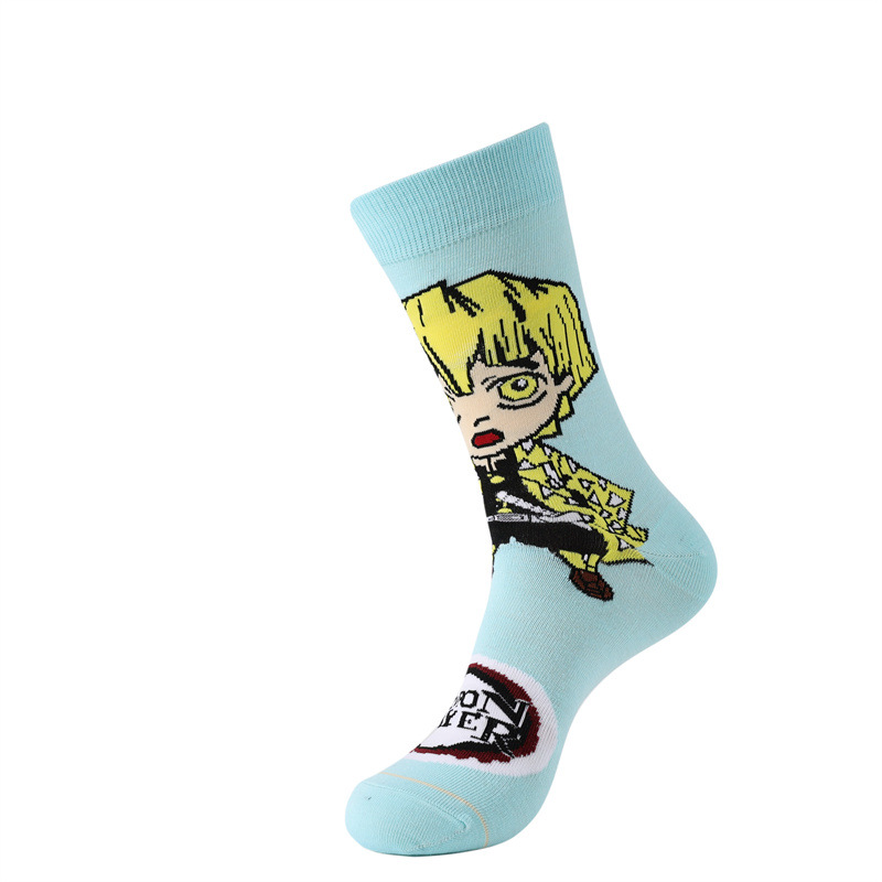 6Pairs for Demon Slayer Mid le - مراجعة Street Fashion Anime وسعره