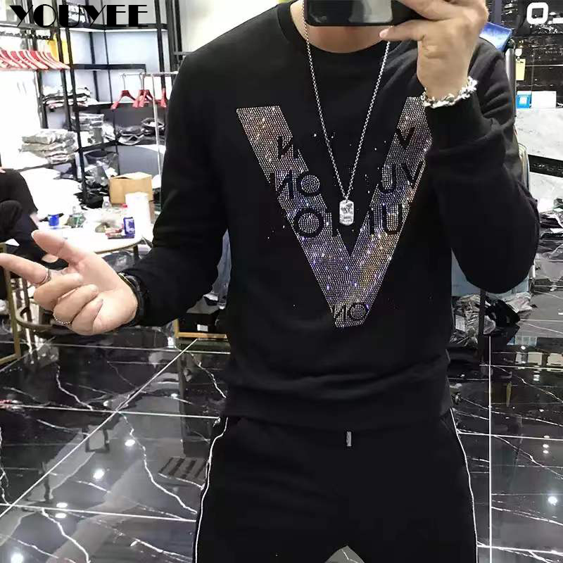 Men's Hoodies Quality V-shaped - مراجعة Street Fashion Elements وسعره