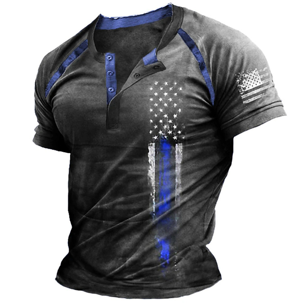Funny 3D American Flag Print M - مراجعة Street For Fashion وسعره