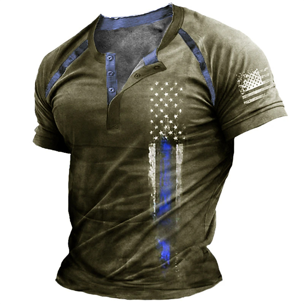 Funny 3D American Flag Print M - مراجعة Street For Fashion وسعره