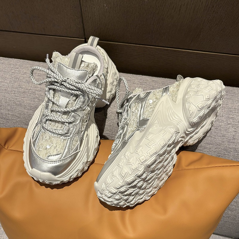 Women's Sequin Platform Mule S - مراجعة Chunky Sneaker Platform وسعره