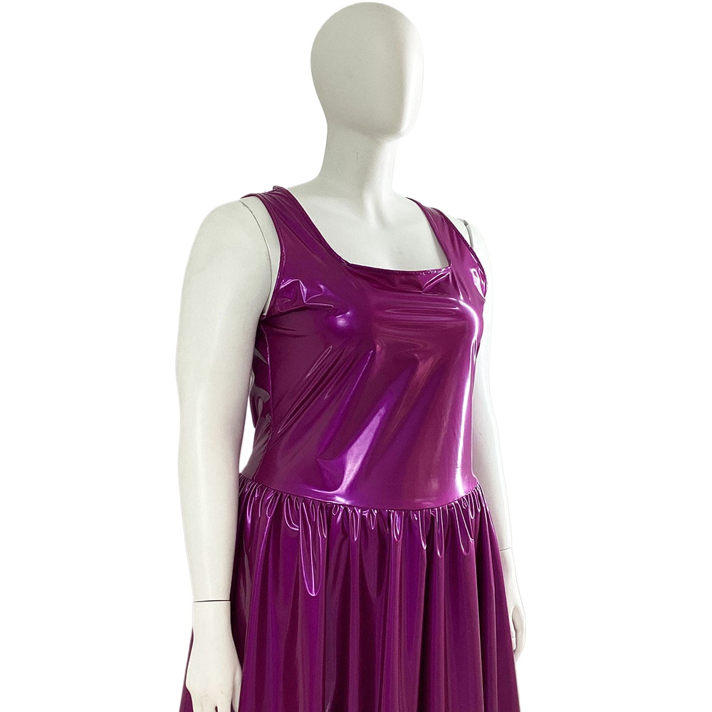 Women's PVC Tank Dress, Sleeve - مراجعة Queen Street Fashion وسعره
