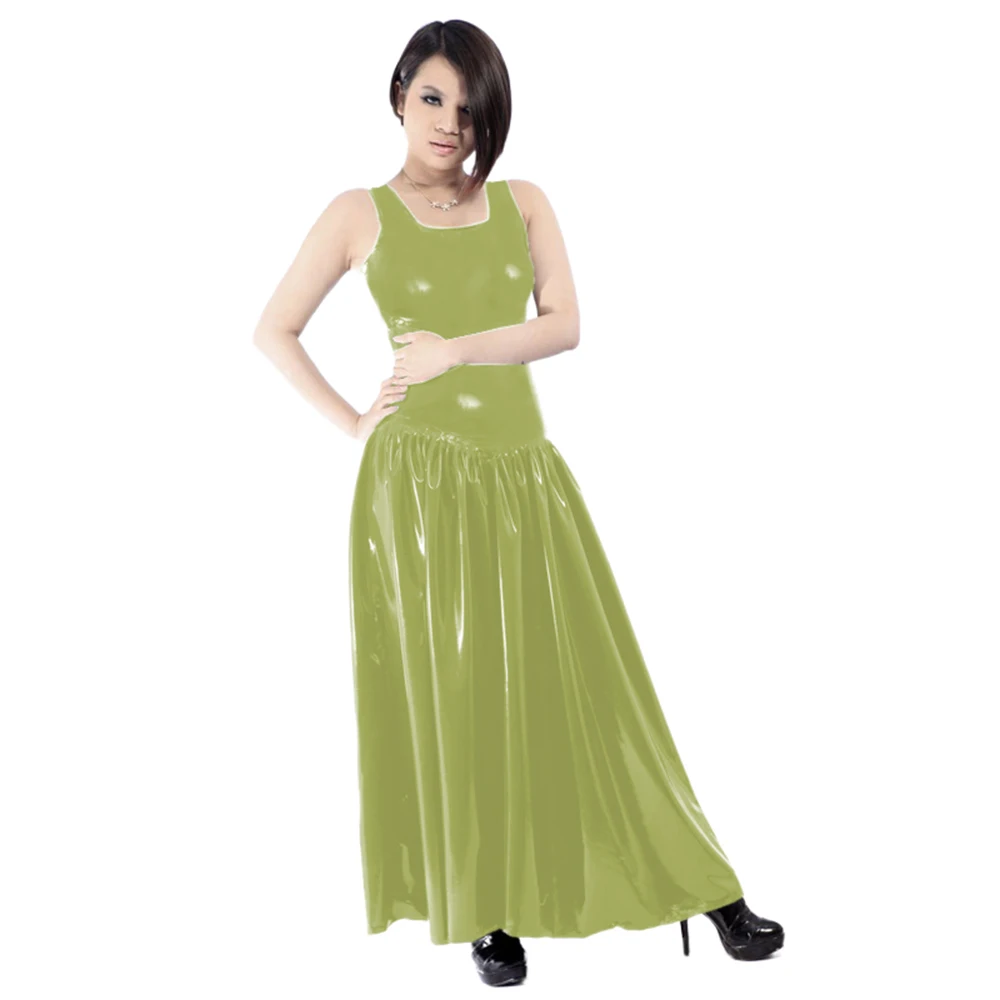 Women's PVC Tank Dress, Sleeve - مراجعة Queen Street Fashion وسعره