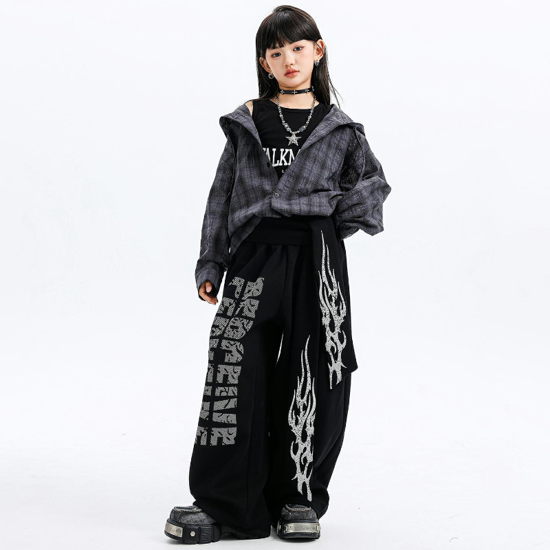 Girls Jazz Dance Costumes Hood - مراجعة Street Fashion Kpop وسعره