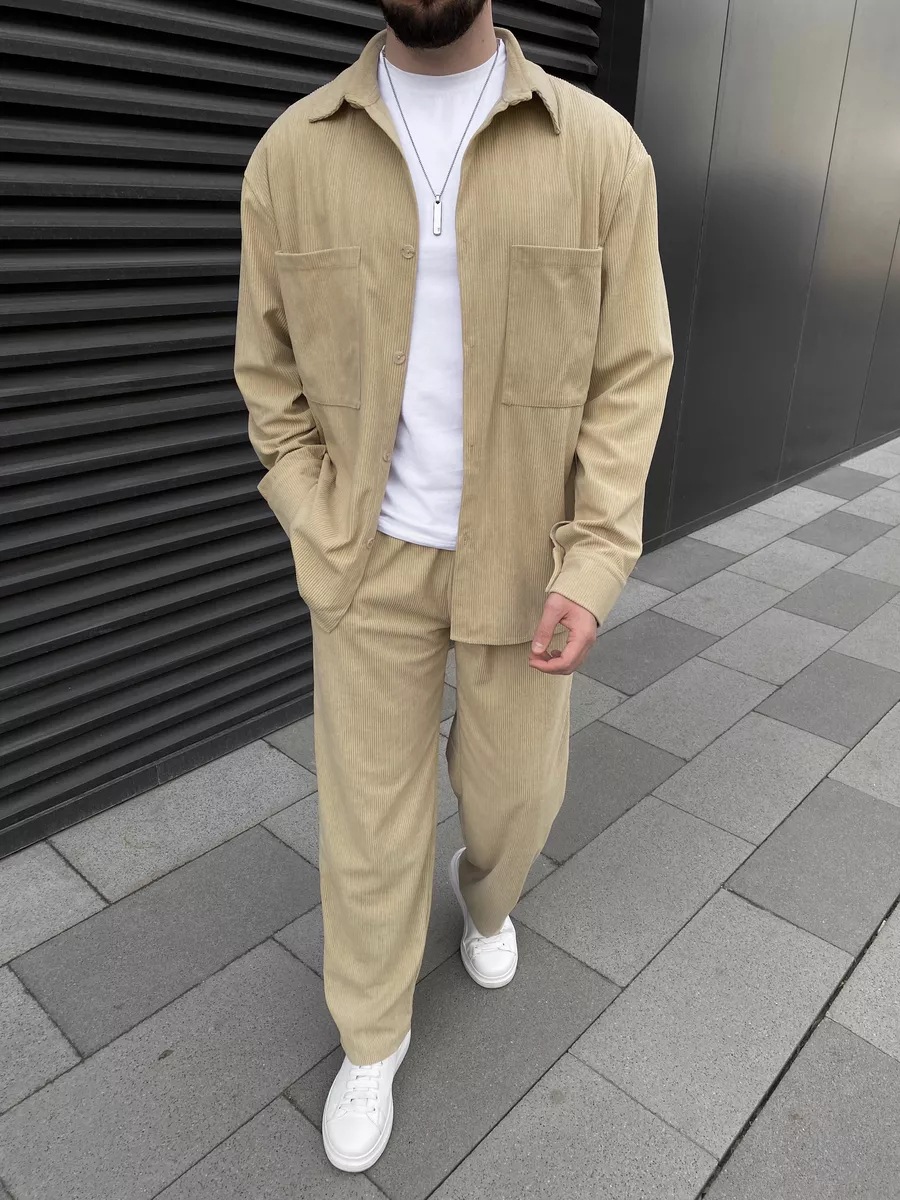 Men's corduroy two-piece outfi - مراجعة Street For Fashion وسعره