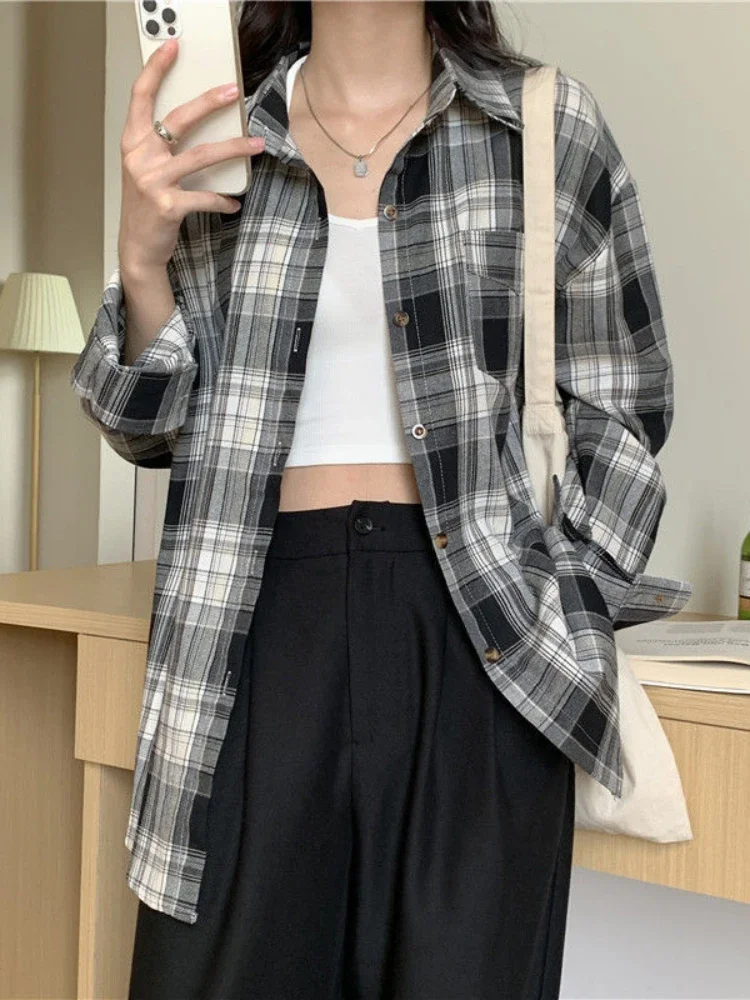 Casual Long Sleeves Autumn Blo - مراجعة Korean Street Fashion Female وسعره