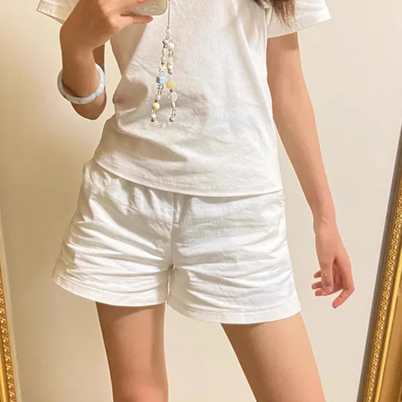 High Waist Cotton Shorts Women - مراجعة Korean Street Fashion Female وسعره