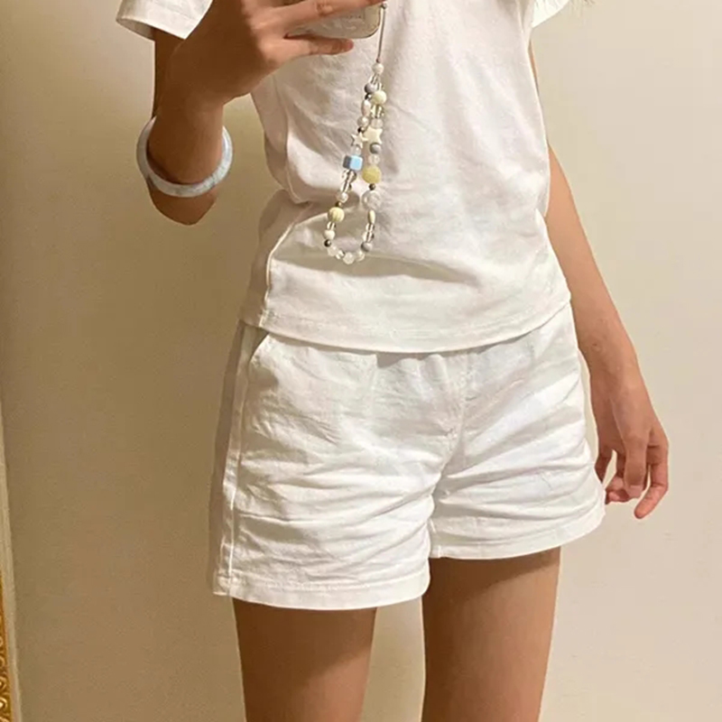 High Waist Cotton Shorts Women - مراجعة Korean Street Fashion Female وسعره