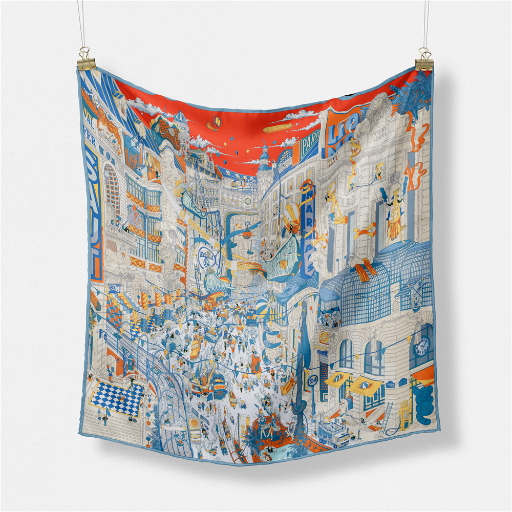 Twill Silk Scarf Woman Commerc - مراجعة Street Fashion Hijab وسعره