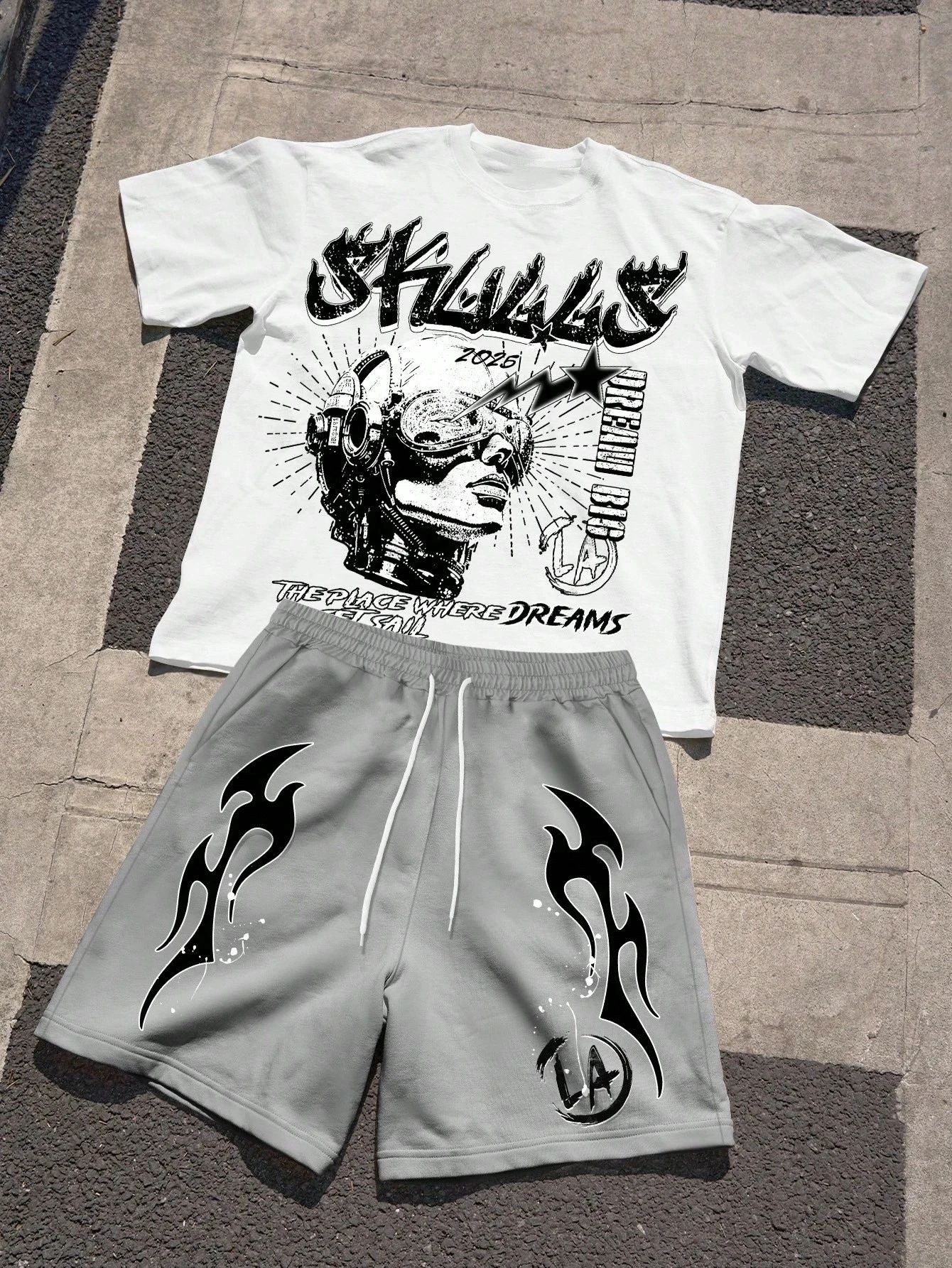 2026 Summer New Men's Short-Sl - مراجعة Street Fashion In China وسعره