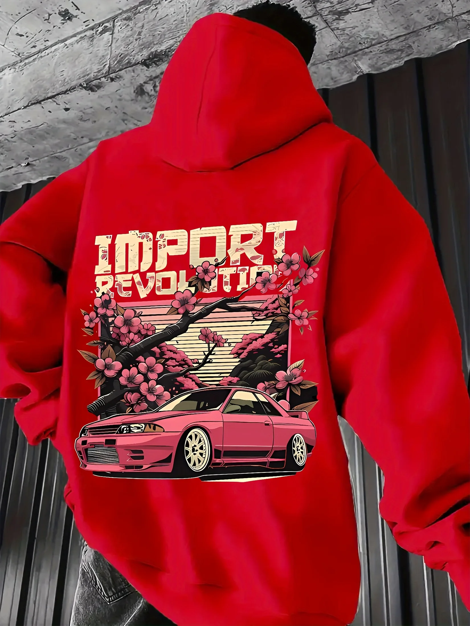 Men's Instagram style car prin - مراجعة Street Fashion Elements وسعره