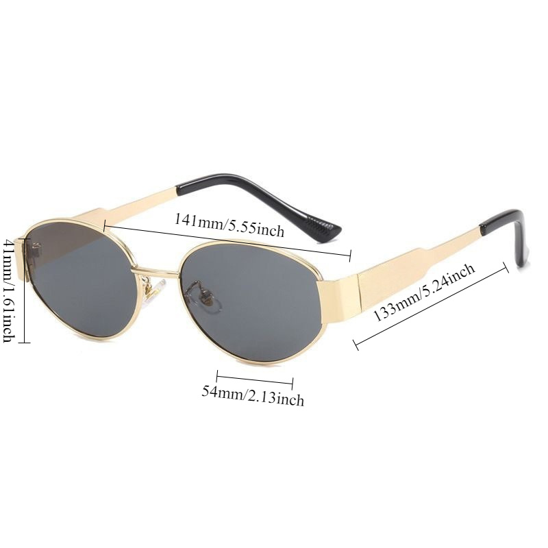 Sunglasses Fashion Oval Sungla - مراجعة Street Fashion Korean وسعره