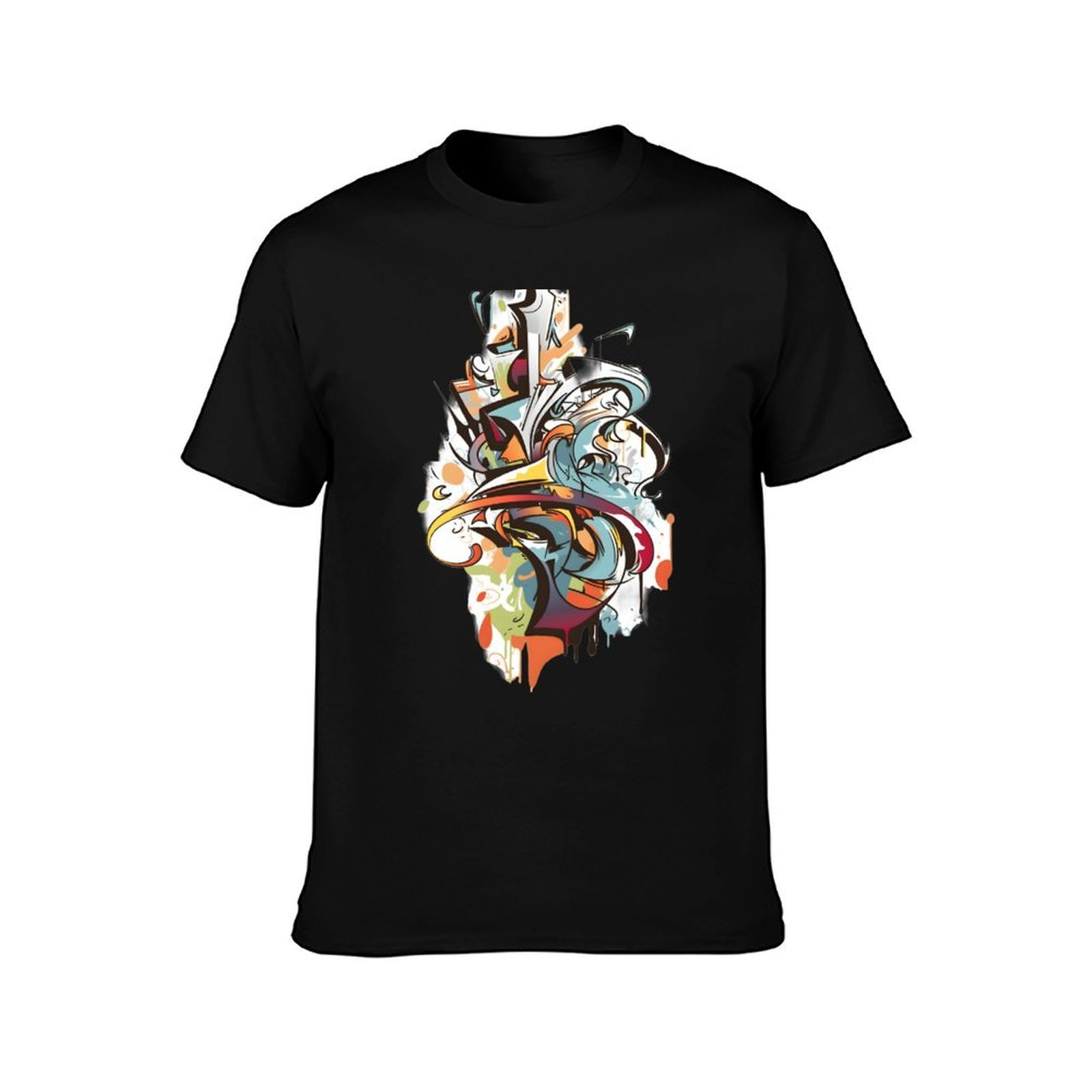 Abstract graffiti street art T - مراجعة Street Fashion Graffiti وسعره