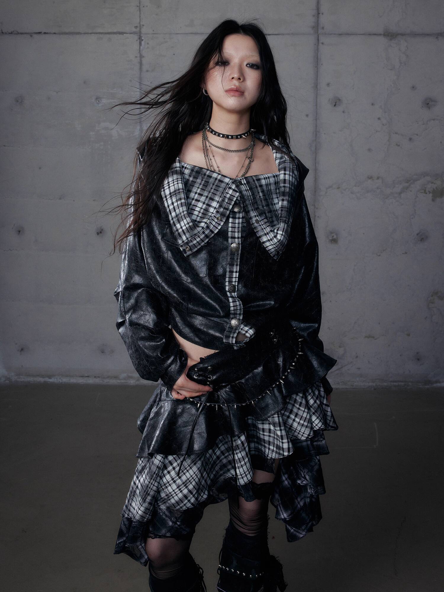 New Dark Punk Fashionable Stre - مراجعة Queen Street Fashion وسعره