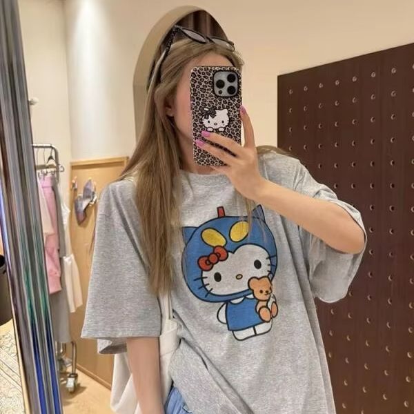 Short Sleeved Hello Kitty Prin - مراجعة Street For Fashion وسعره